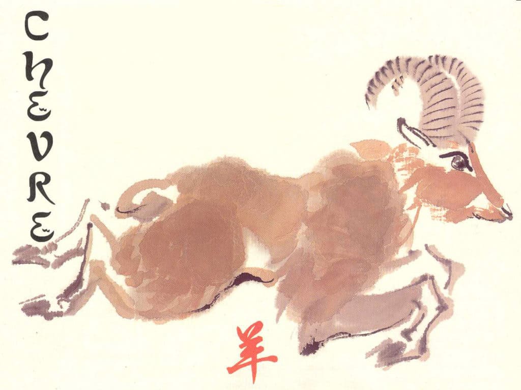 La Chèvre Signe astrologique chinois