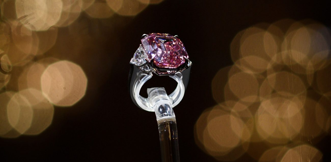 pierre diamant rose