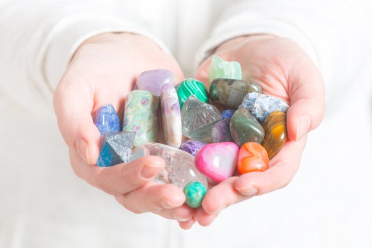 Multiple semi precious gemstones
